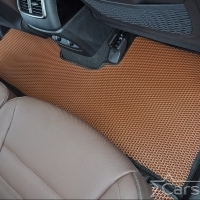 Автомобильные коврики EVA на Hyundai Santa Fe IV 3 ряда (2018-2021)