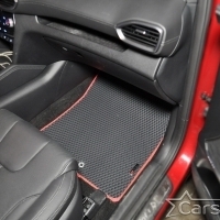 Автомобильные коврики EVA на Hyundai Santa Fe IV 3 ряда (2018-2021)