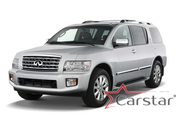 Двухслойные коврики EVA для Infiniti QX56 I 3 ряда (2004-2010)